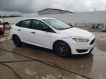 2016 Ford Focus S White vin: 1FADP3E28GL285165