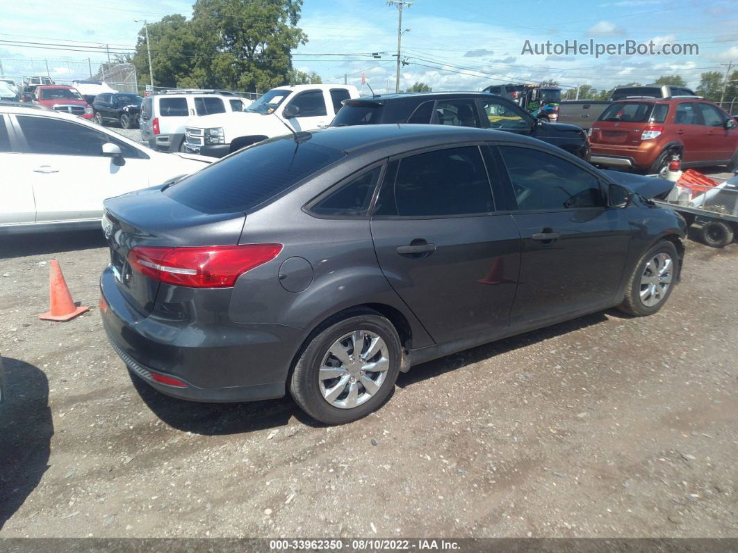 2017 Ford Focus S Gray vin: 1FADP3E28HL222679