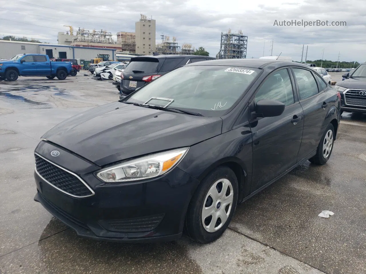 2017 Ford Focus S Black vin: 1FADP3E28HL276676