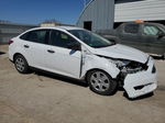 2018 Ford Focus S White vin: 1FADP3E28JL304899