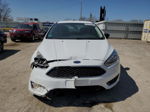 2018 Ford Focus S White vin: 1FADP3E28JL304899