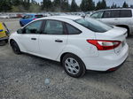 2014 Ford Focus S White vin: 1FADP3E29EL132534