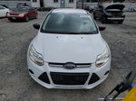 2014 Ford Focus S White vin: 1FADP3E29EL132534