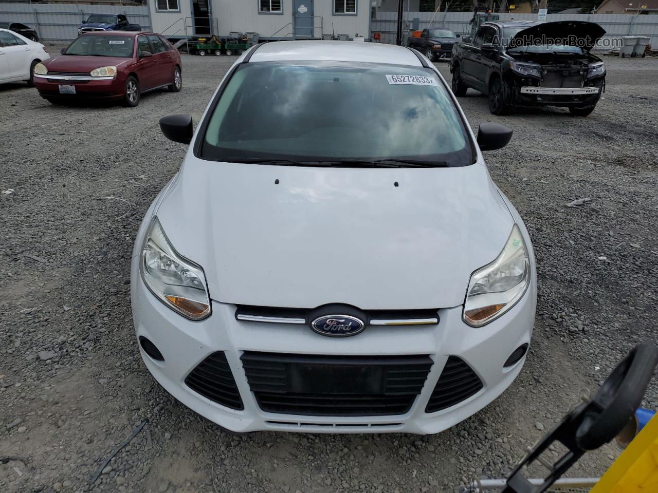 2014 Ford Focus S Белый vin: 1FADP3E29EL132534