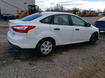 2014 Ford Focus S Белый vin: 1FADP3E29EL414740