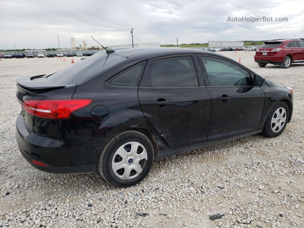 2017 Ford Focus S Black vin: 1FADP3E29HL219290