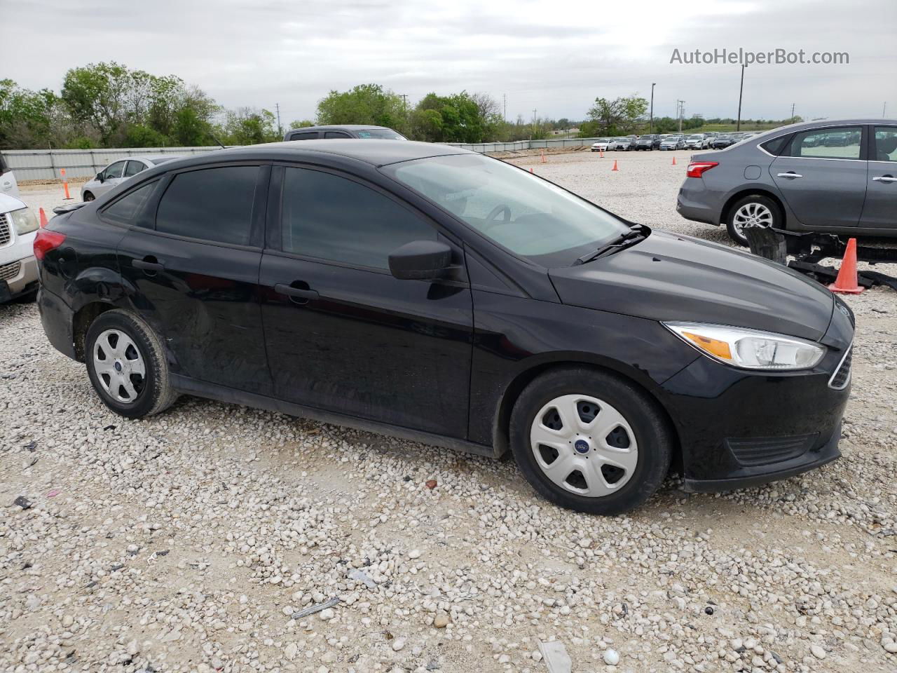 2017 Ford Focus S Black vin: 1FADP3E29HL219290