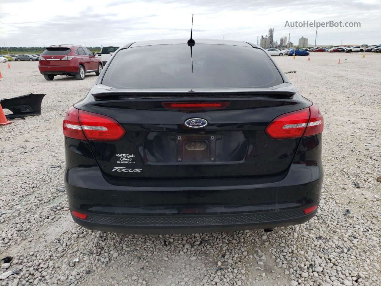 2017 Ford Focus S Black vin: 1FADP3E29HL219290