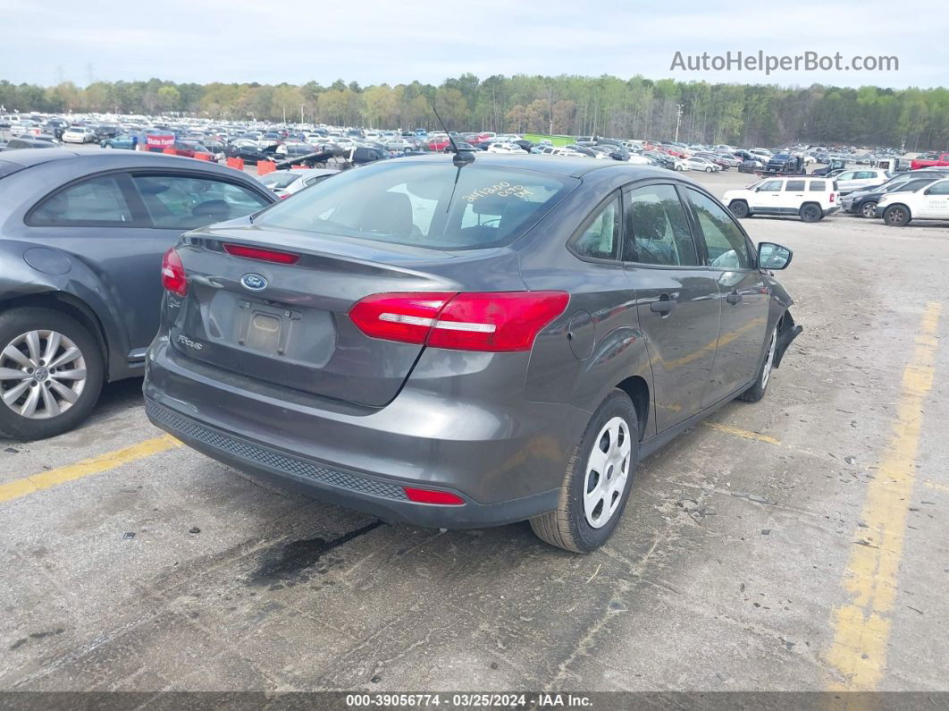 2017 Ford Focus S Gray vin: 1FADP3E29HL256341