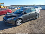 2018 Ford Focus S Gray vin: 1FADP3E29JL216606