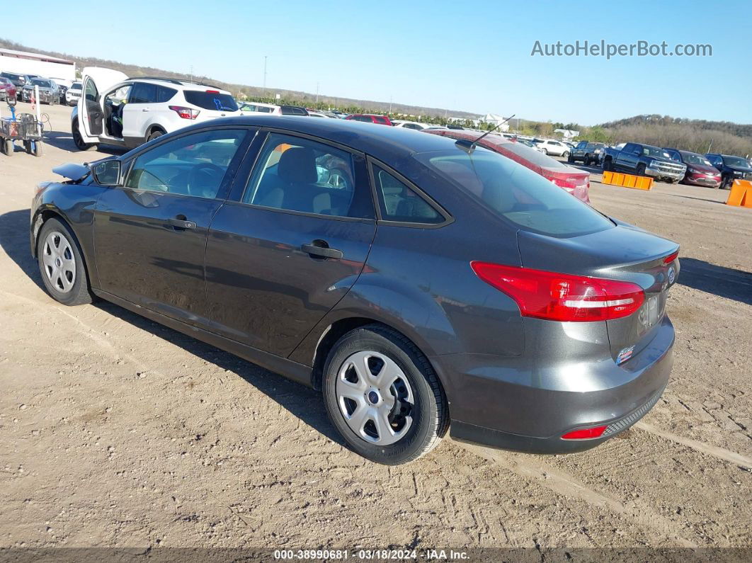 2018 Ford Focus S Gray vin: 1FADP3E29JL216606