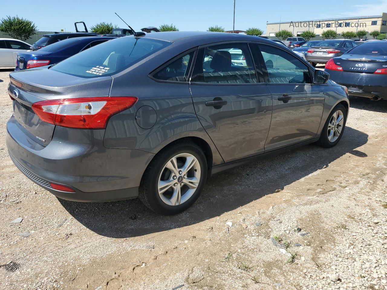 2013 Ford Focus S Gray vin: 1FADP3E2XDL183426