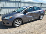 2013 Ford Focus S Gray vin: 1FADP3E2XDL183426