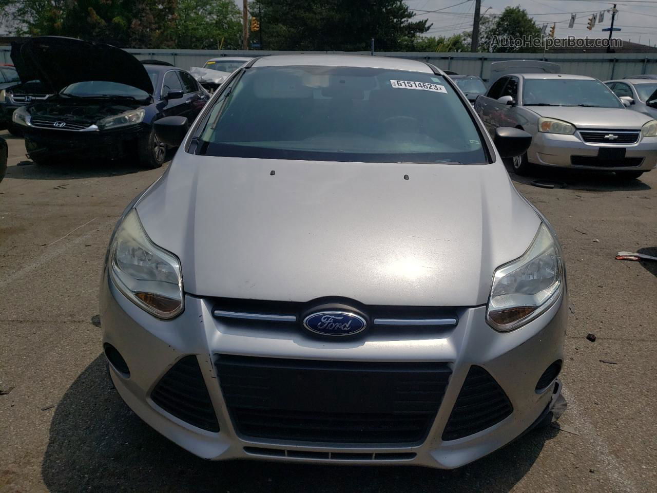 2013 Ford Focus S Silver vin: 1FADP3E2XDL300566