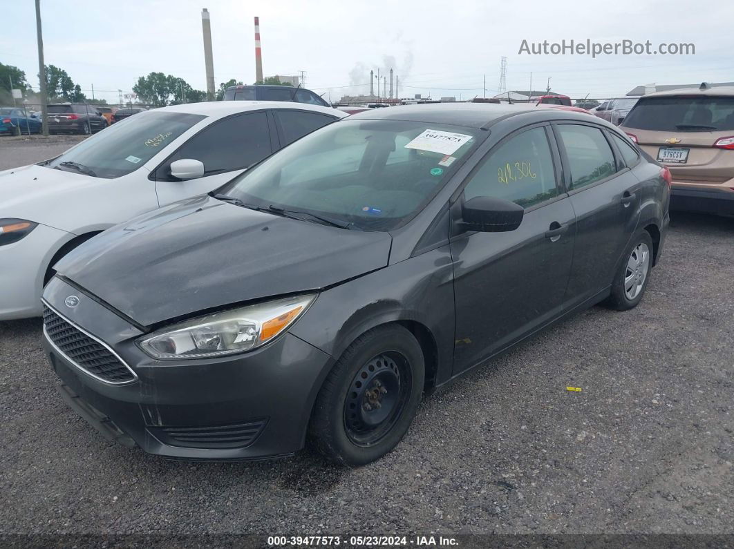 2016 Ford Focus S Gray vin: 1FADP3E2XGL335645