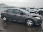 2016 Ford Focus S Gray vin: 1FADP3E2XGL356690