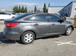 2018 Ford Focus S Gray vin: 1FADP3E2XJL322742