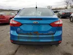 2013 Ford Focus Se Blue vin: 1FADP3F20DL113772