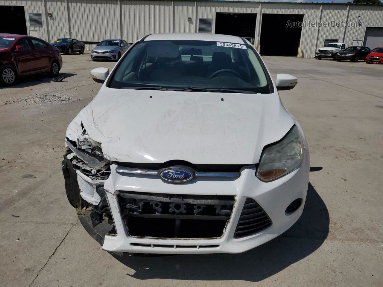 2013 Ford Focus Se Белый vin: 1FADP3F20DL129373