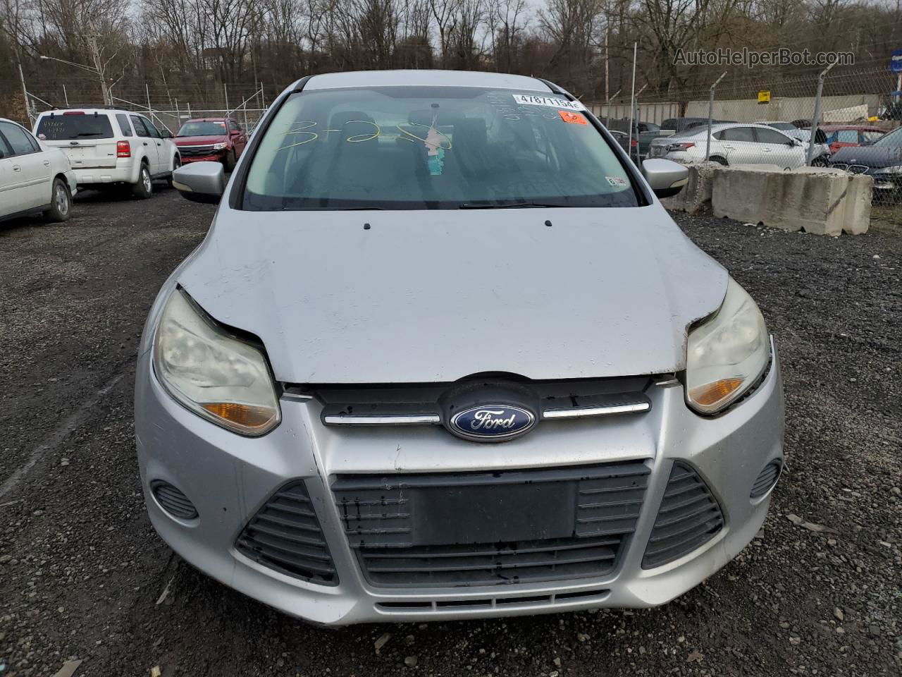 2013 Ford Focus Se Серебряный vin: 1FADP3F20DL139482