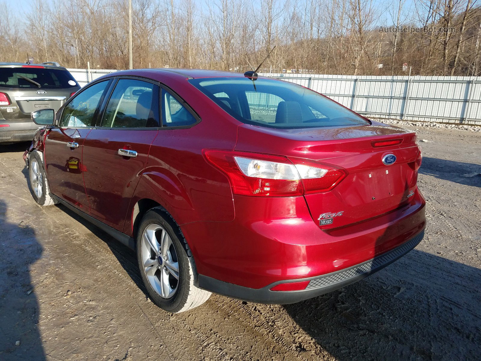 2013 Ford Focus Se Red vin: 1FADP3F20DL156976