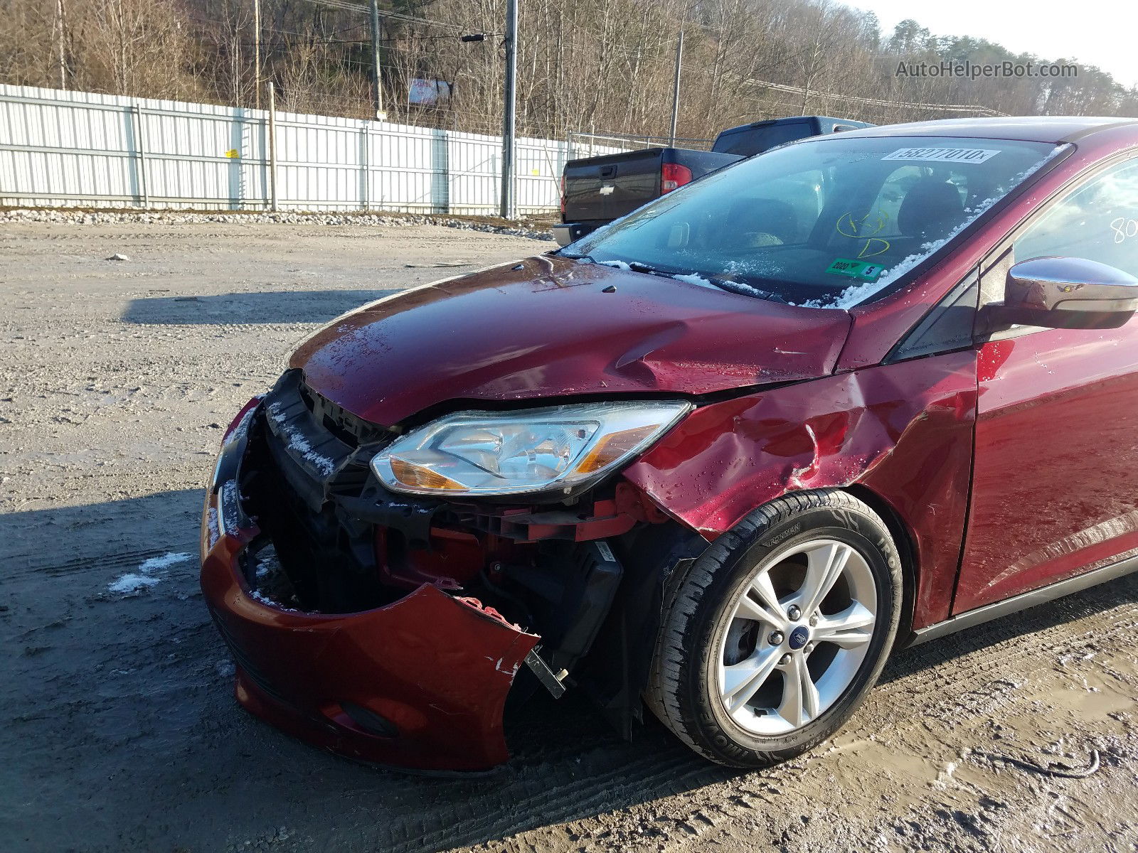 2013 Ford Focus Se Red vin: 1FADP3F20DL156976