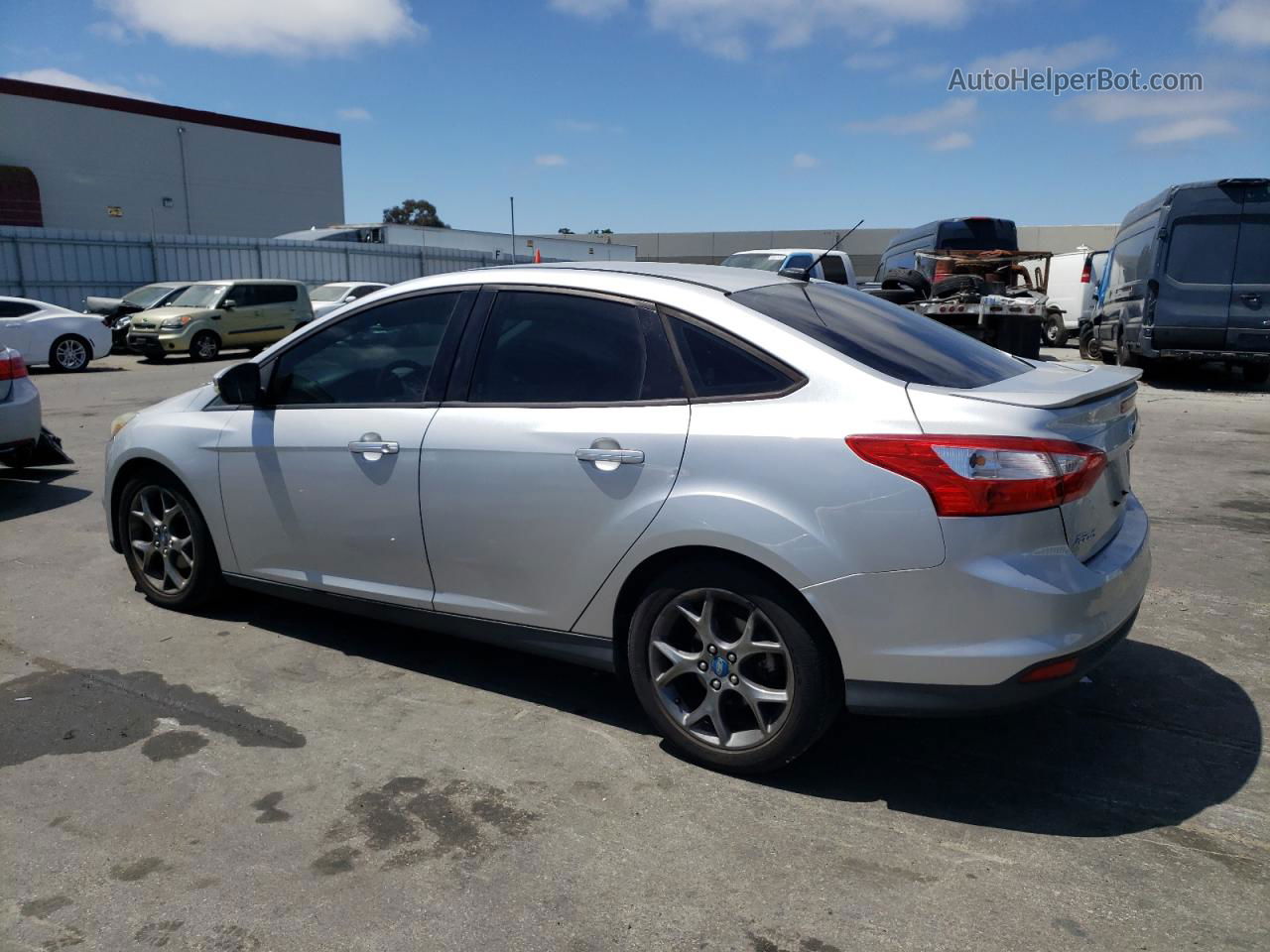 2013 Ford Focus Se Silver vin: 1FADP3F20DL190500