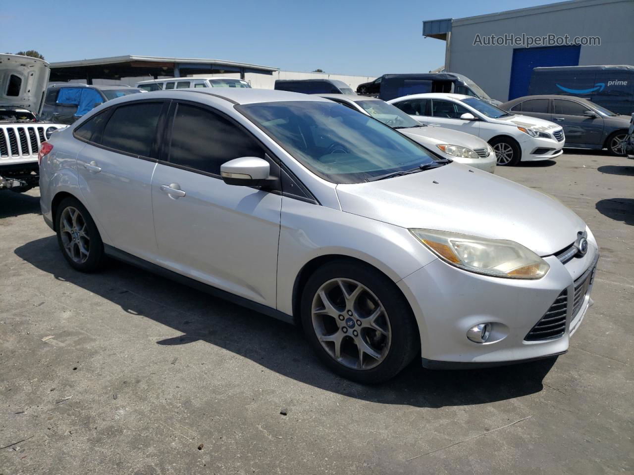 2013 Ford Focus Se Серебряный vin: 1FADP3F20DL190500