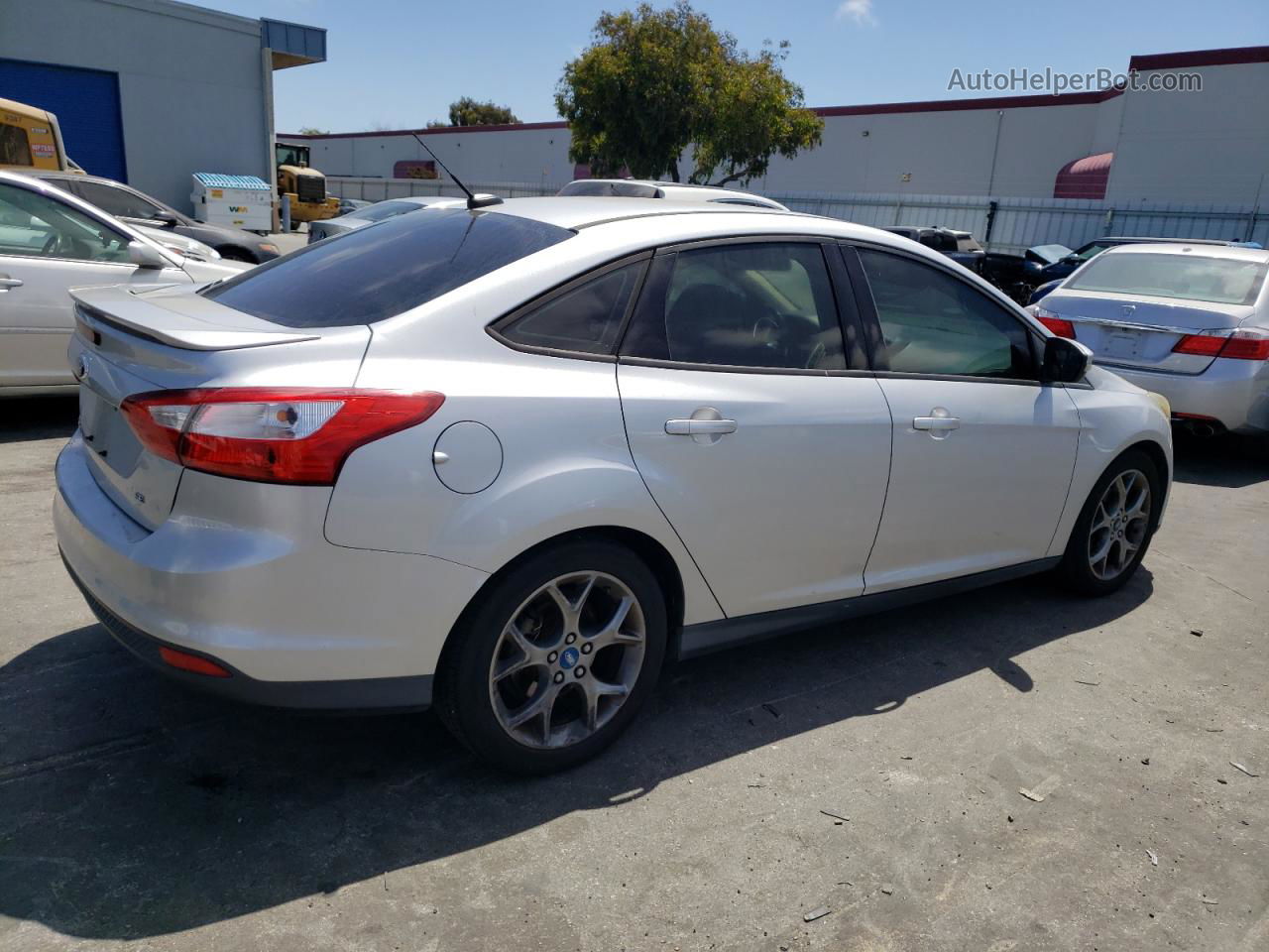 2013 Ford Focus Se Silver vin: 1FADP3F20DL190500