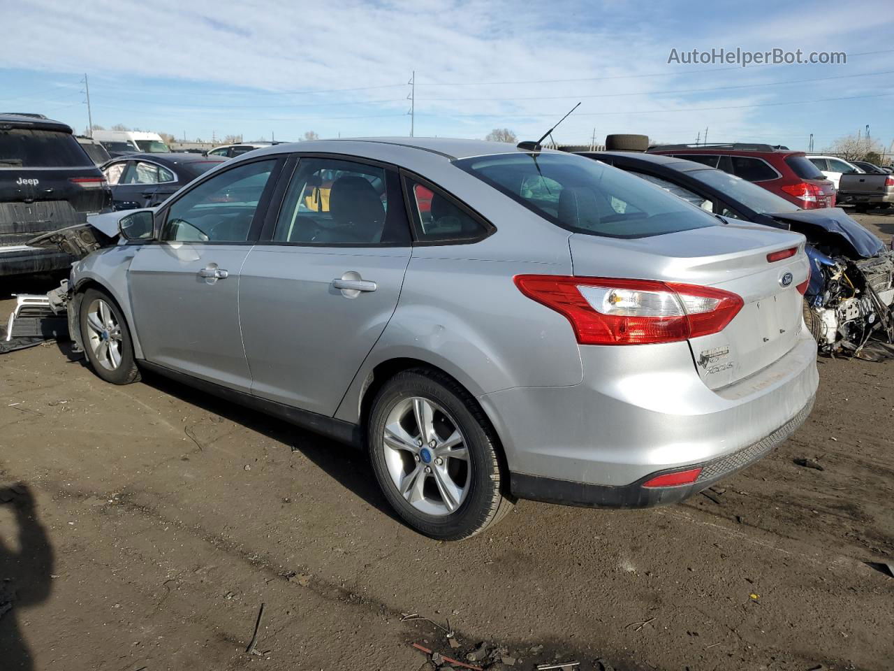 2013 Ford Focus Se Silver vin: 1FADP3F20DL200510