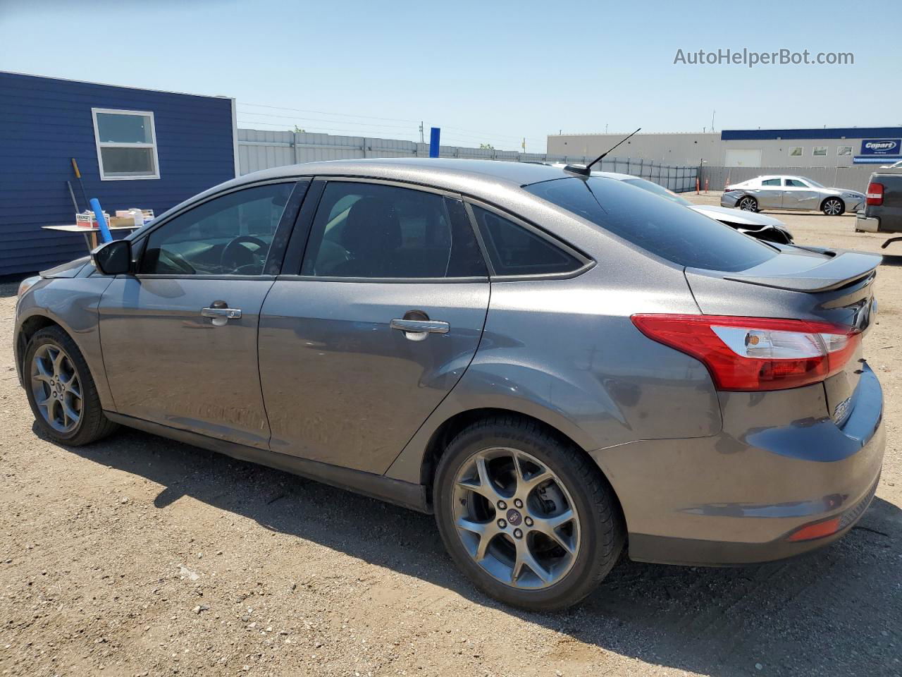 2013 Ford Focus Se Gray vin: 1FADP3F20DL211748