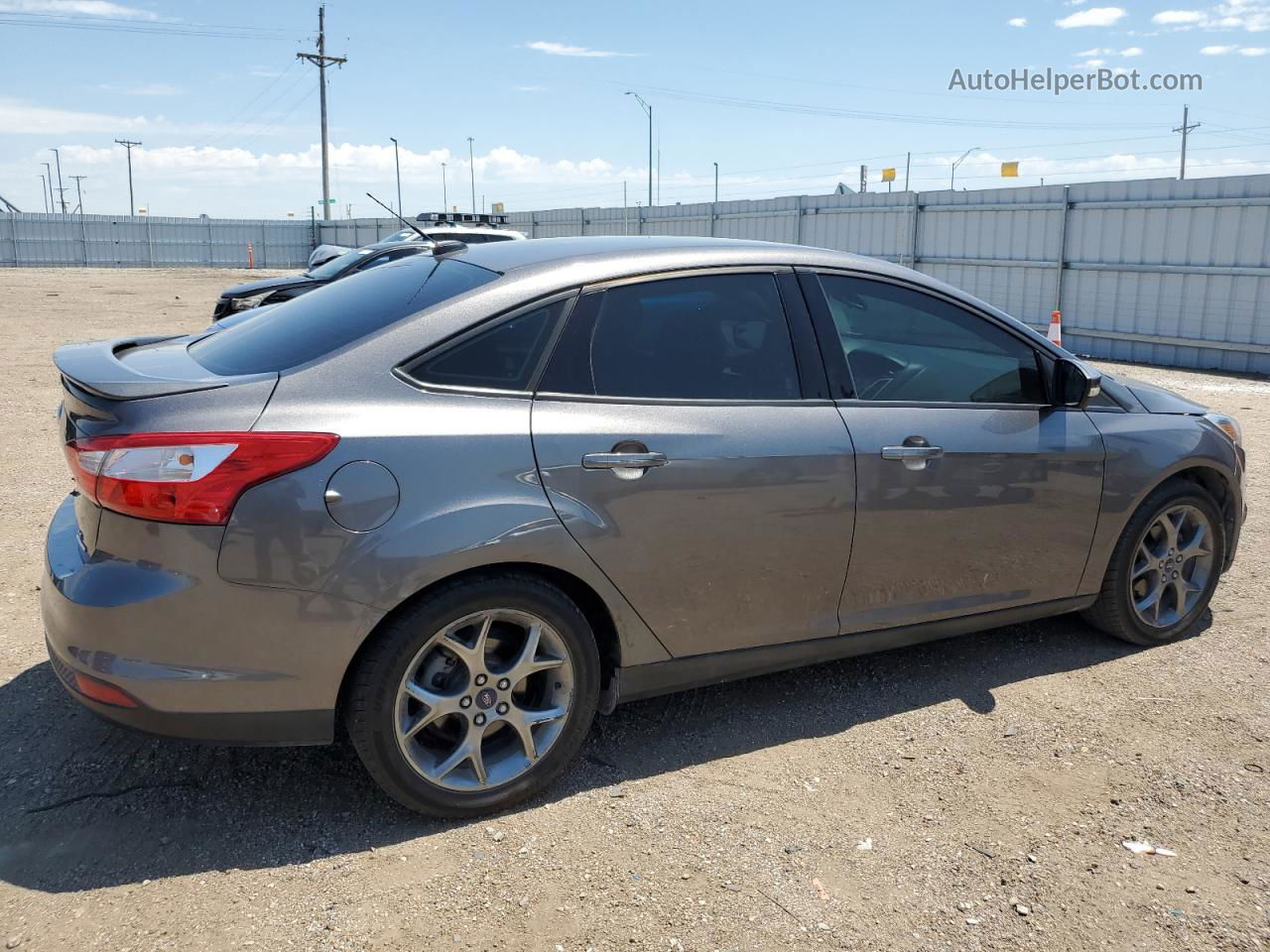 2013 Ford Focus Se Gray vin: 1FADP3F20DL211748