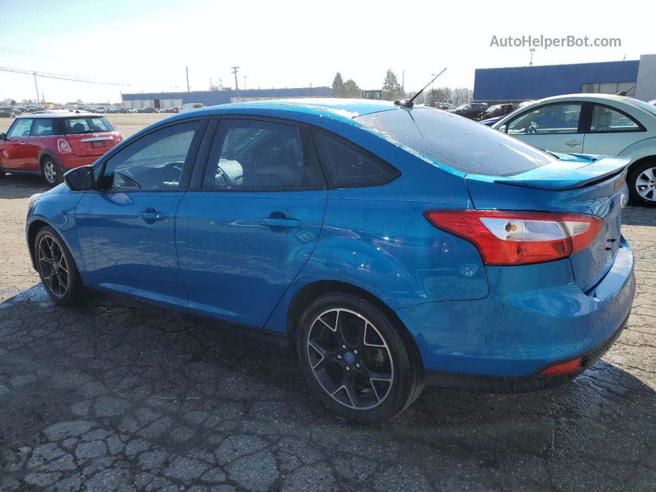 2013 Ford Focus Se Blue vin: 1FADP3F20DL218926