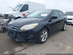 2013 Ford Focus Se Black vin: 1FADP3F20DL222006