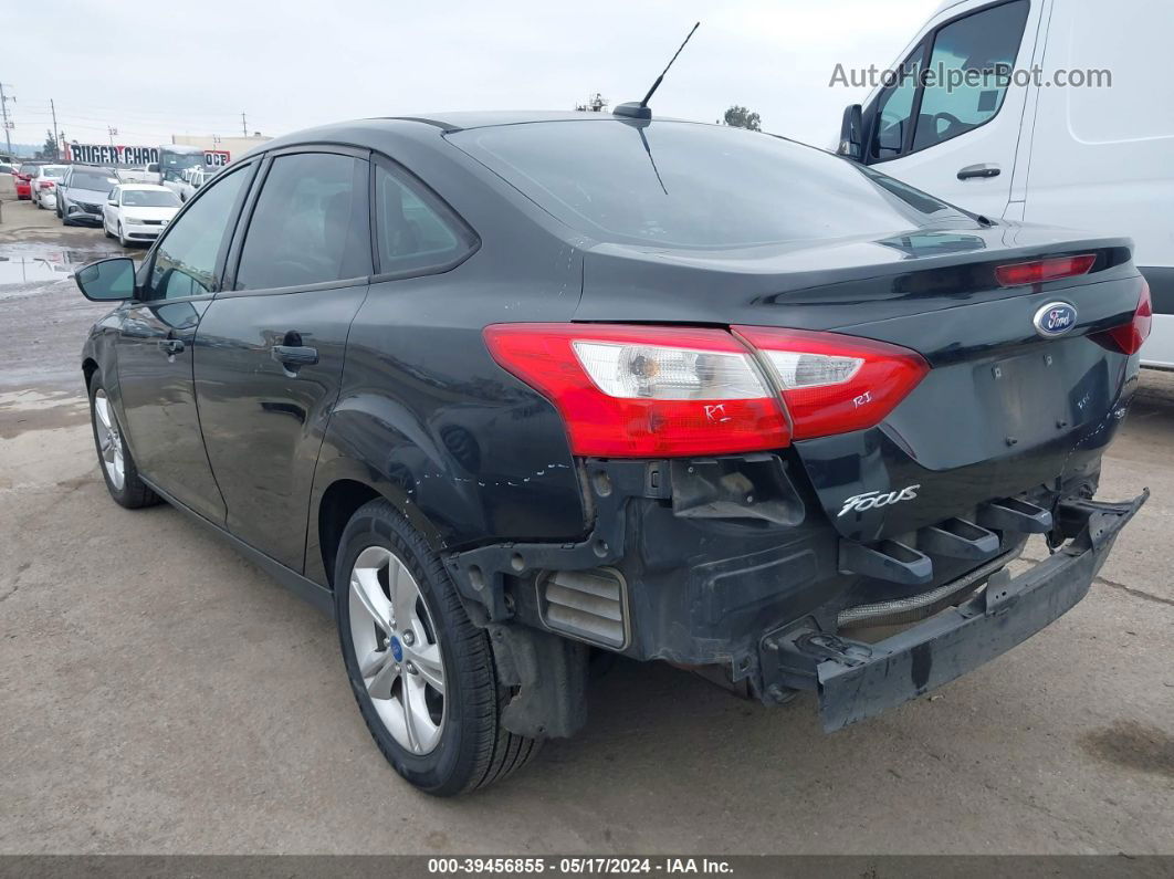 2013 Ford Focus Se Black vin: 1FADP3F20DL222006