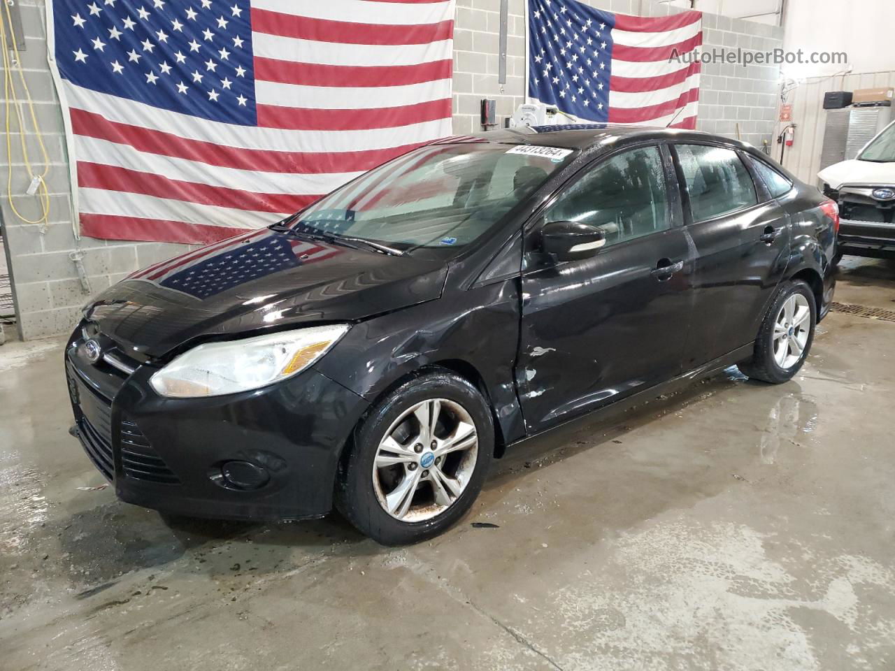 2013 Ford Focus Se Black vin: 1FADP3F20DL234642