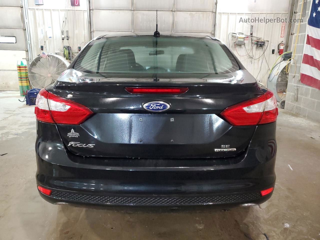 2013 Ford Focus Se Black vin: 1FADP3F20DL234642