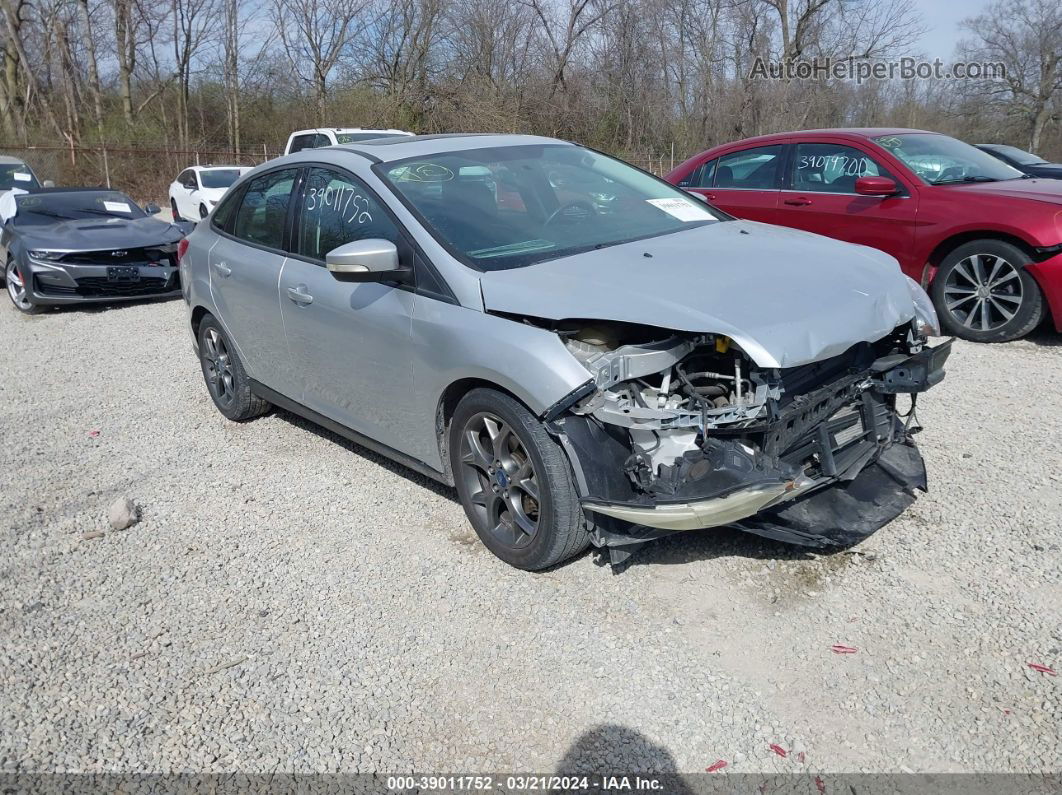 2013 Ford Focus Se Silver vin: 1FADP3F20DL236181