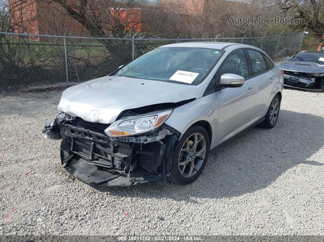 2013 Ford Focus Se Silver vin: 1FADP3F20DL236181