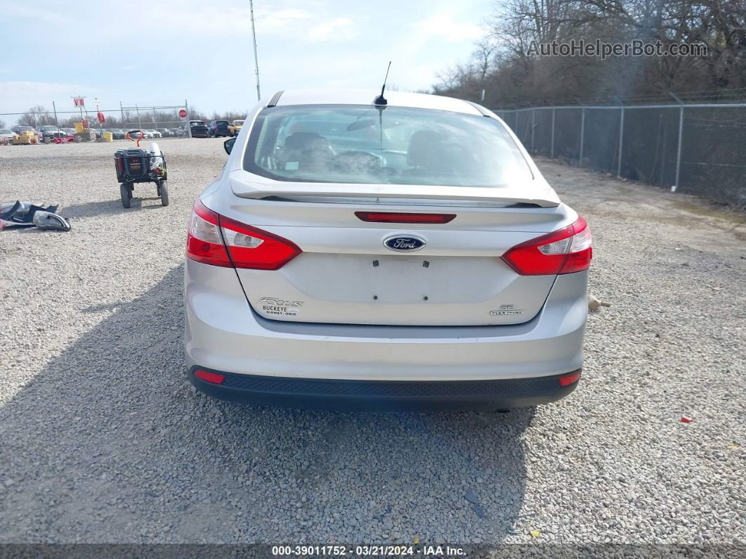 2013 Ford Focus Se Silver vin: 1FADP3F20DL236181