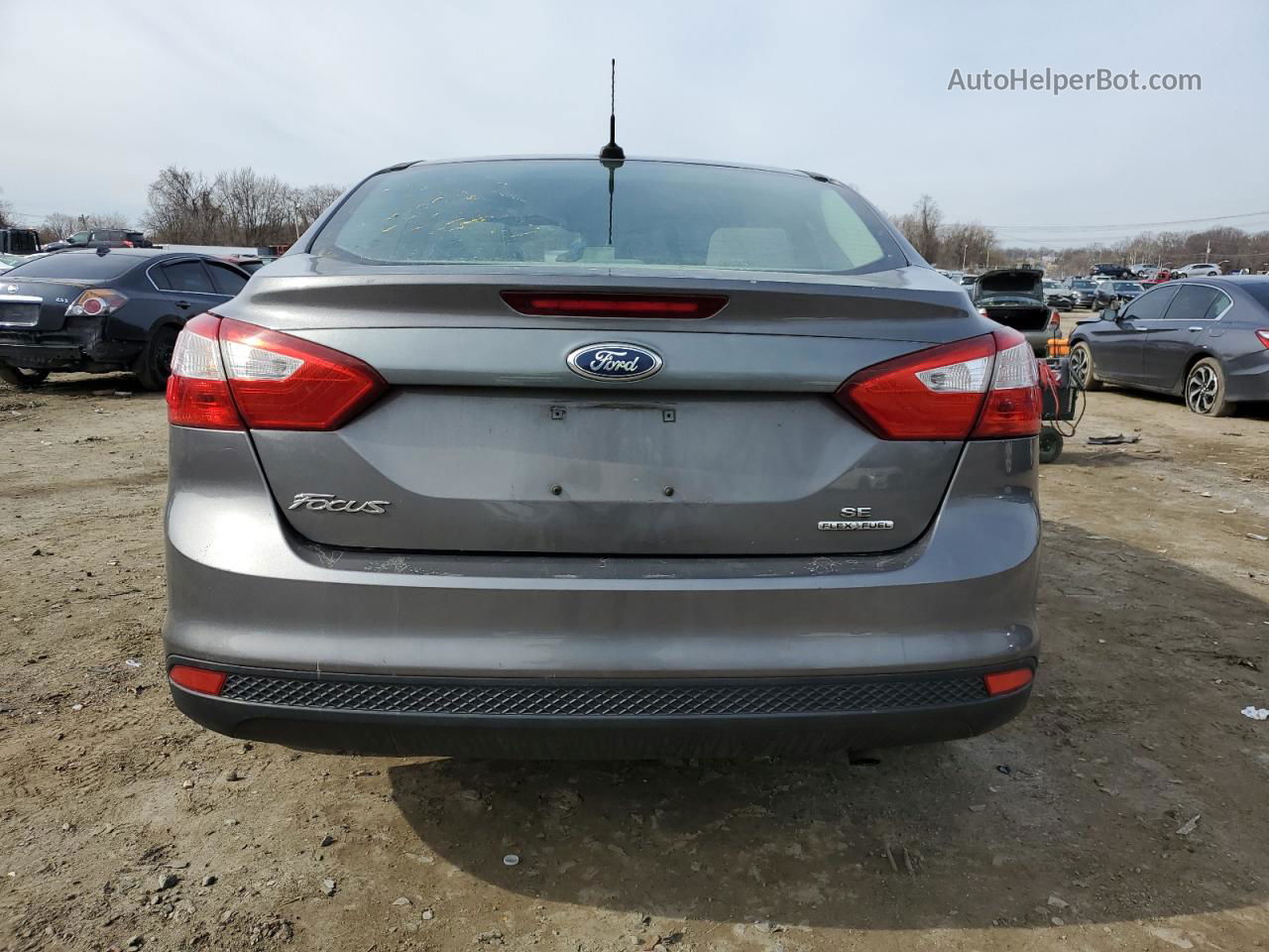 2013 Ford Focus Se Gray vin: 1FADP3F20DL241476