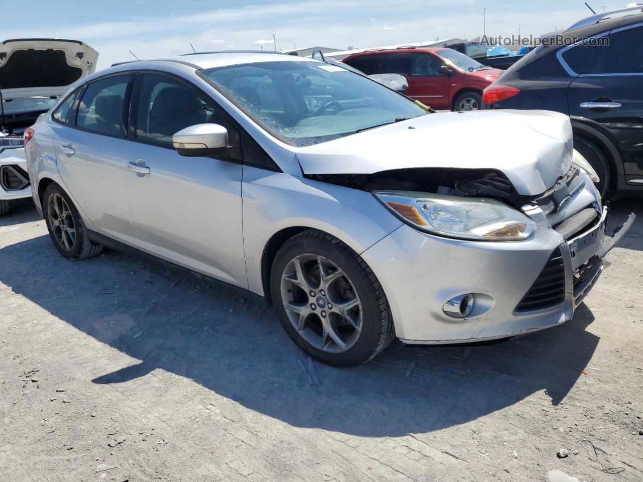 2013 Ford Focus Se Silver vin: 1FADP3F20DL252736