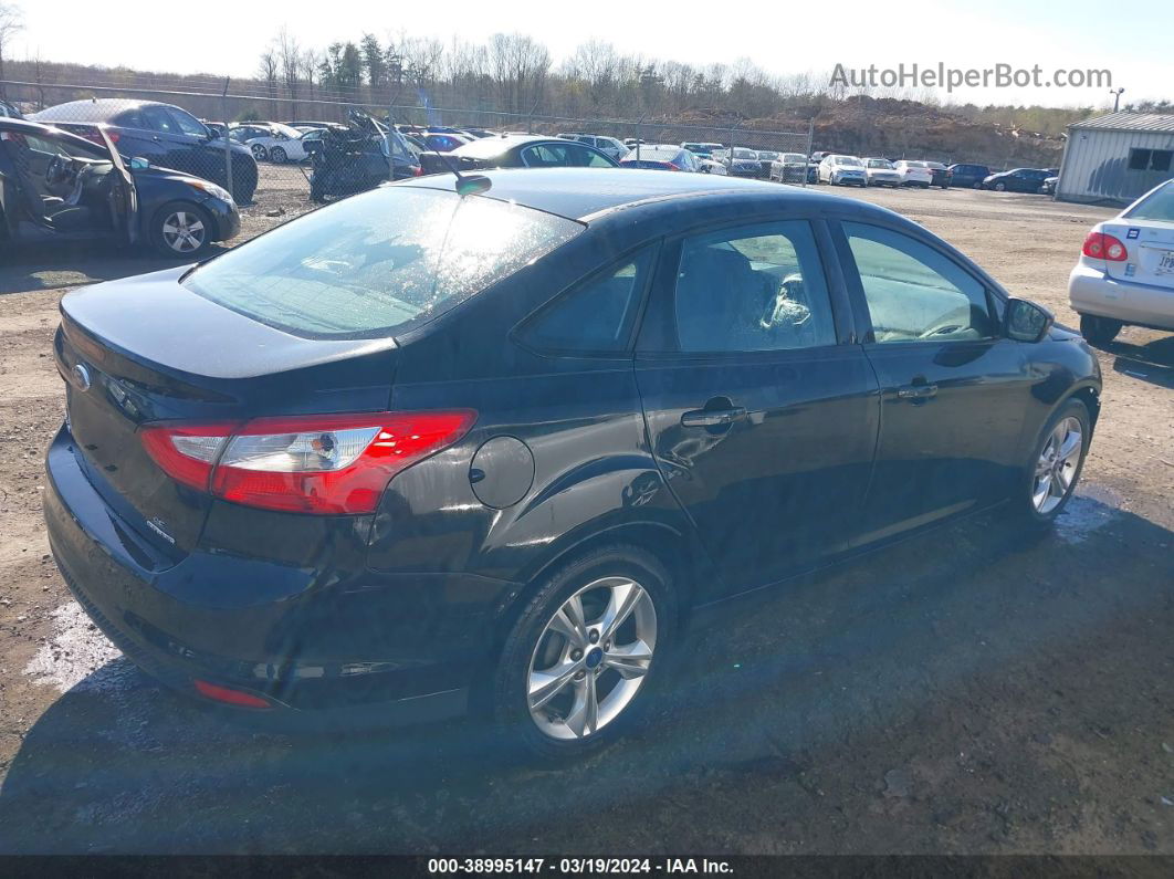 2013 Ford Focus Se Black vin: 1FADP3F20DL260285