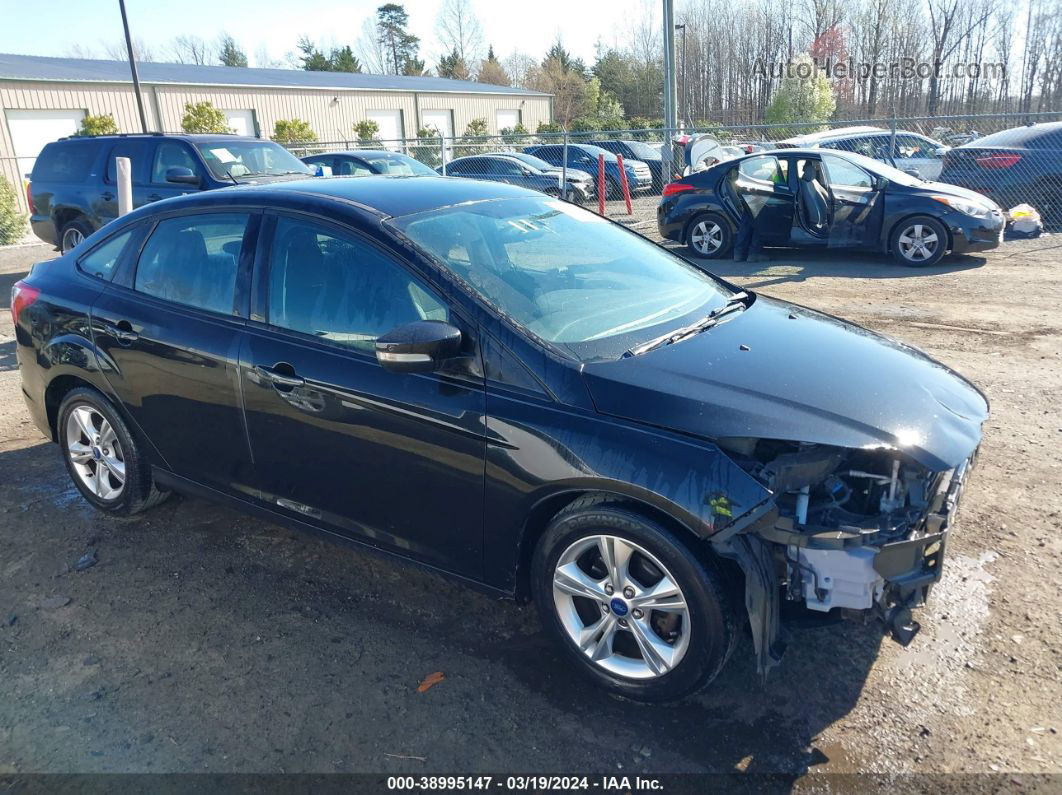 2013 Ford Focus Se Black vin: 1FADP3F20DL260285