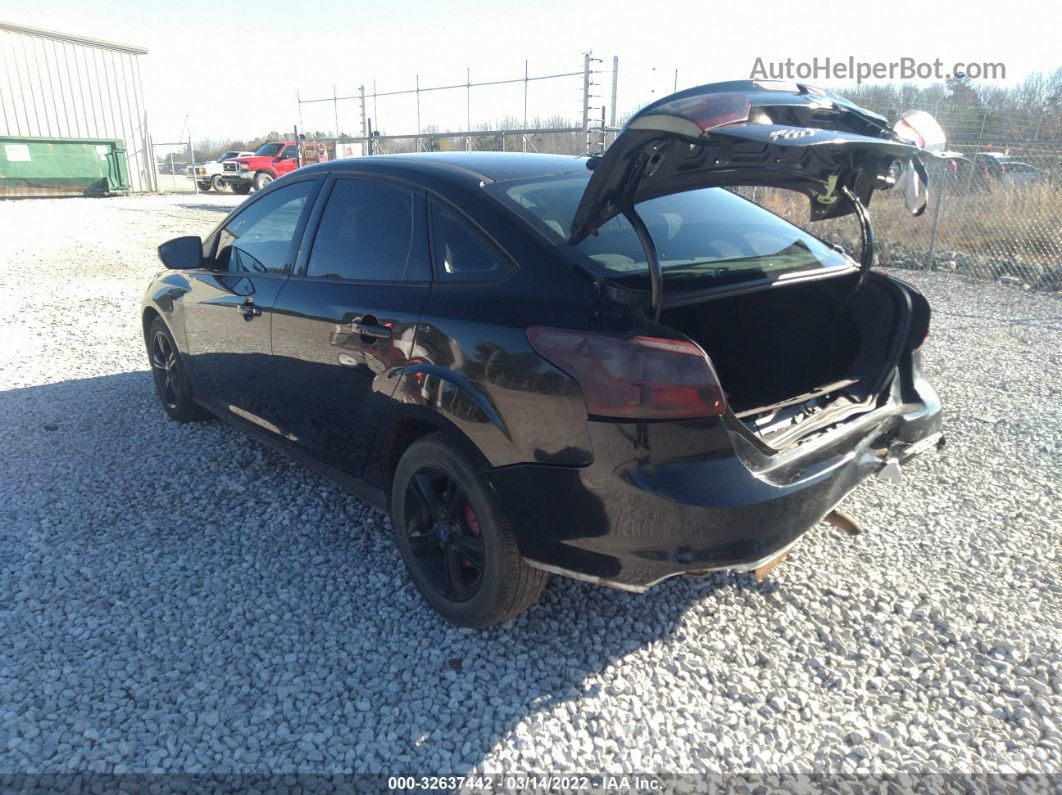 2013 Ford Focus Se Black vin: 1FADP3F20DL260965