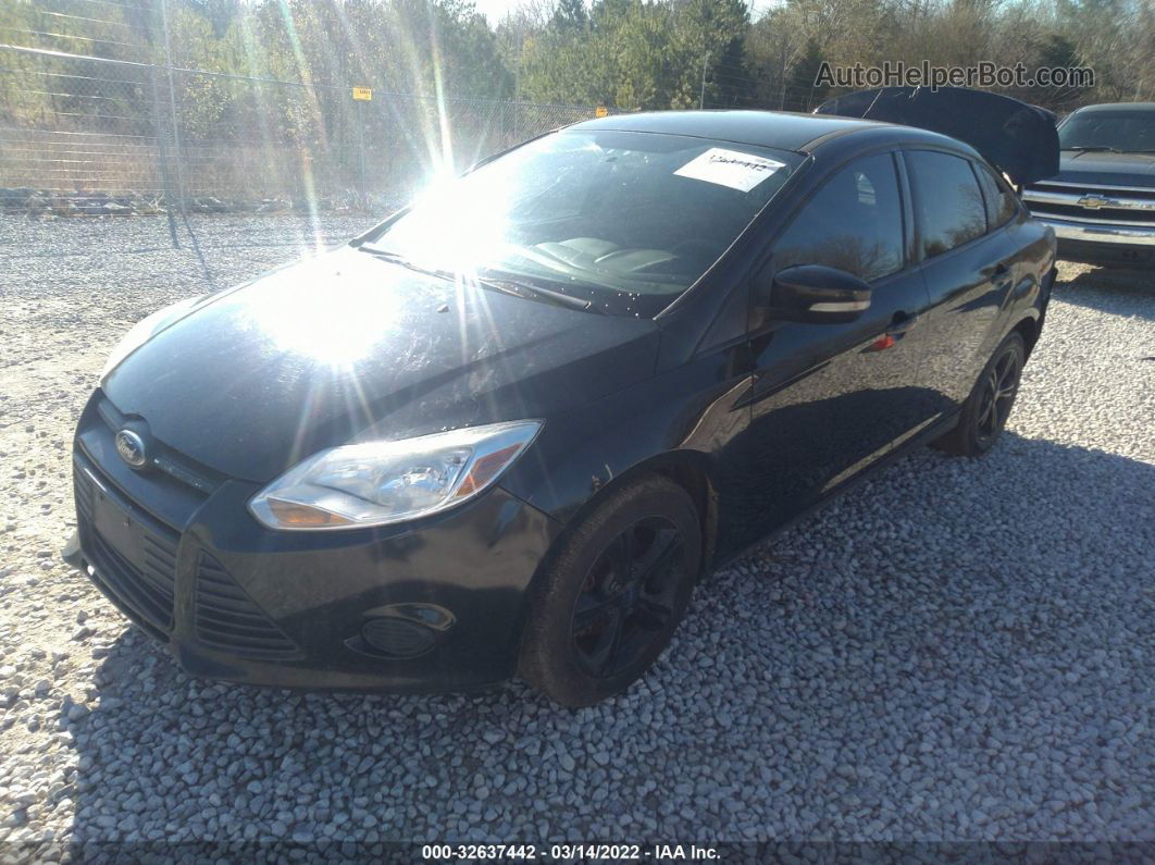 2013 Ford Focus Se Black vin: 1FADP3F20DL260965