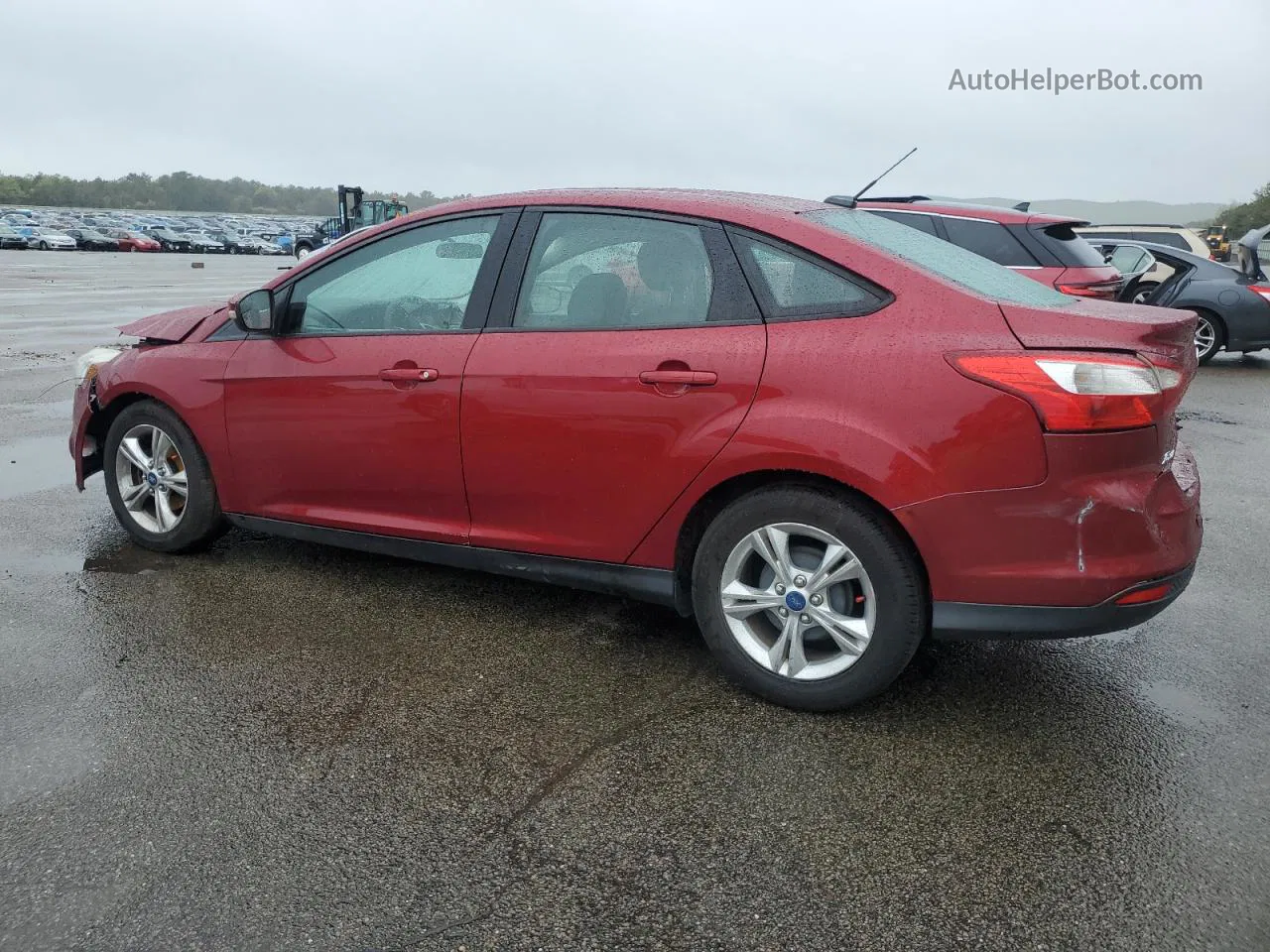 2013 Ford Focus Se Red vin: 1FADP3F20DL274428