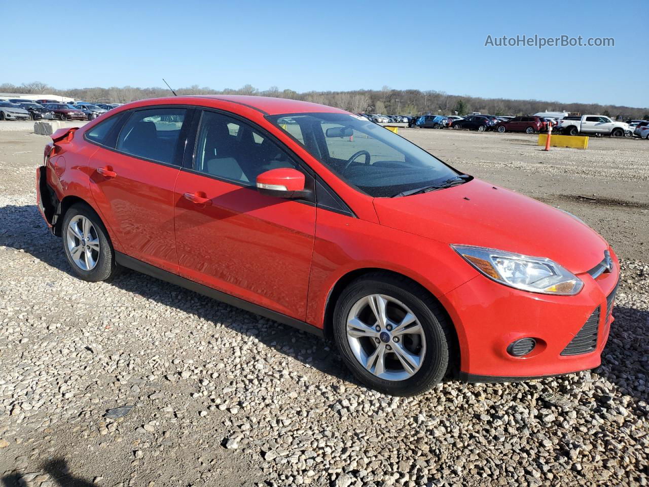 2013 Ford Focus Se Red vin: 1FADP3F20DL276941