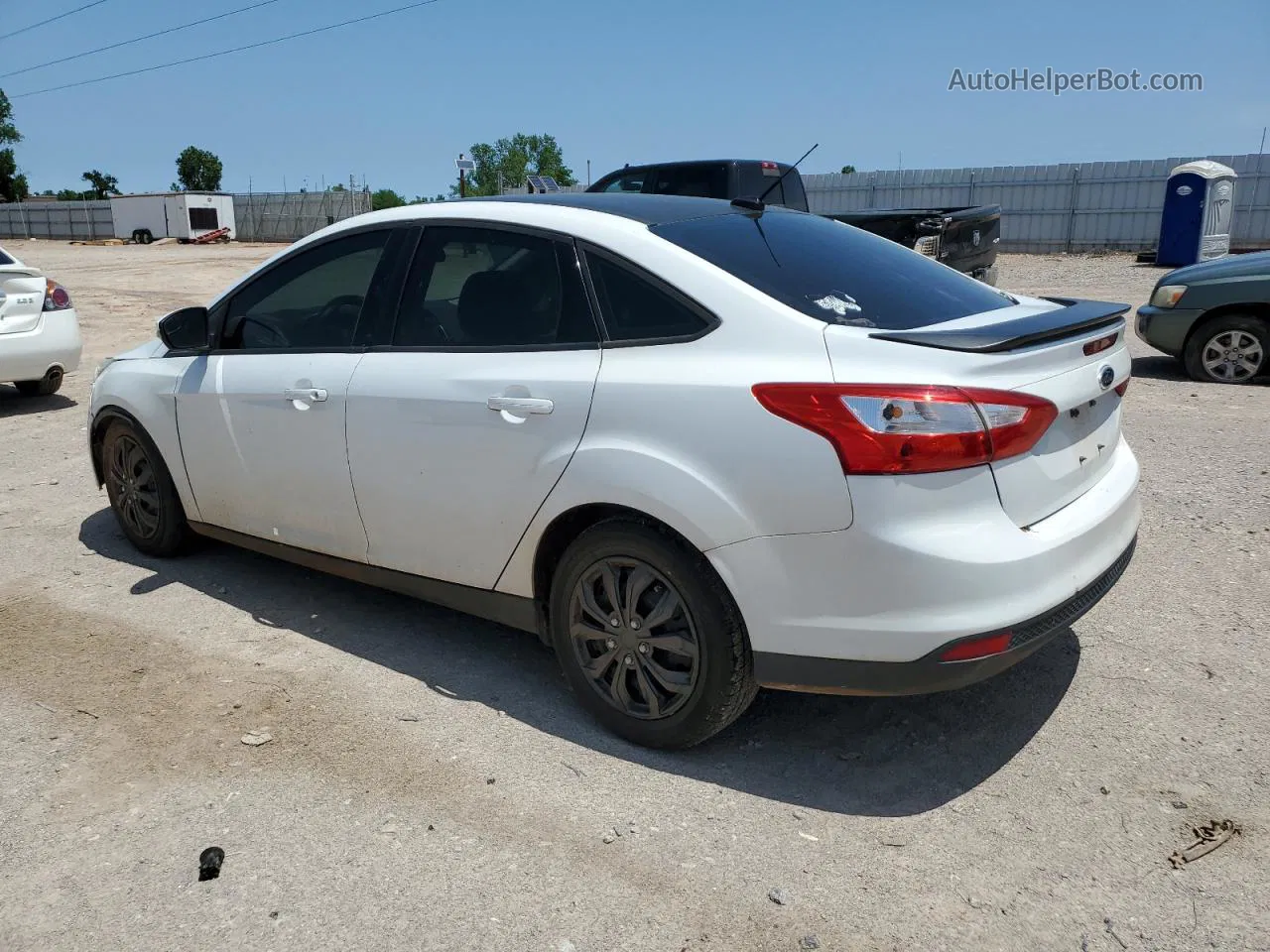 2013 Ford Focus Se White vin: 1FADP3F20DL283193