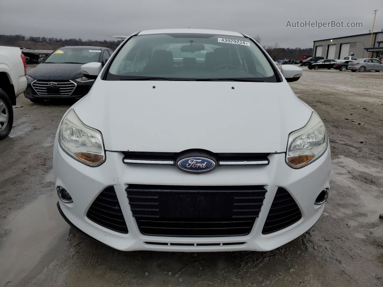 2013 Ford Focus Se White vin: 1FADP3F20DL285008